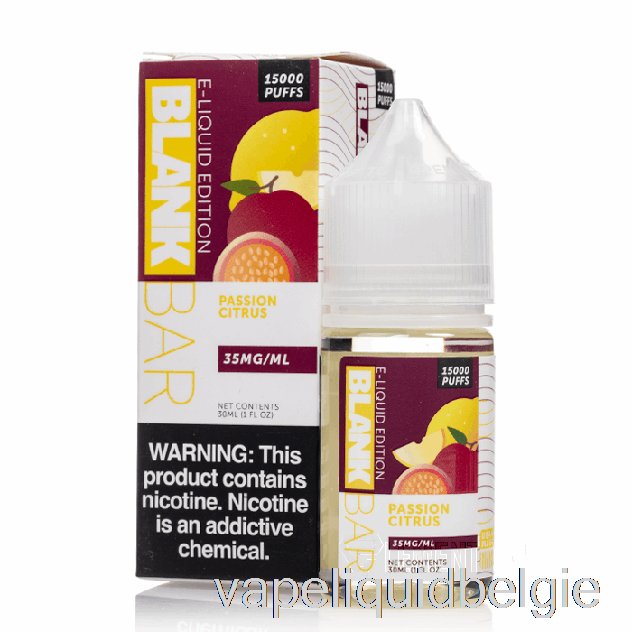 Vape Smaken Passion Citrus - Blanco Staafzout - 30ml 50mg